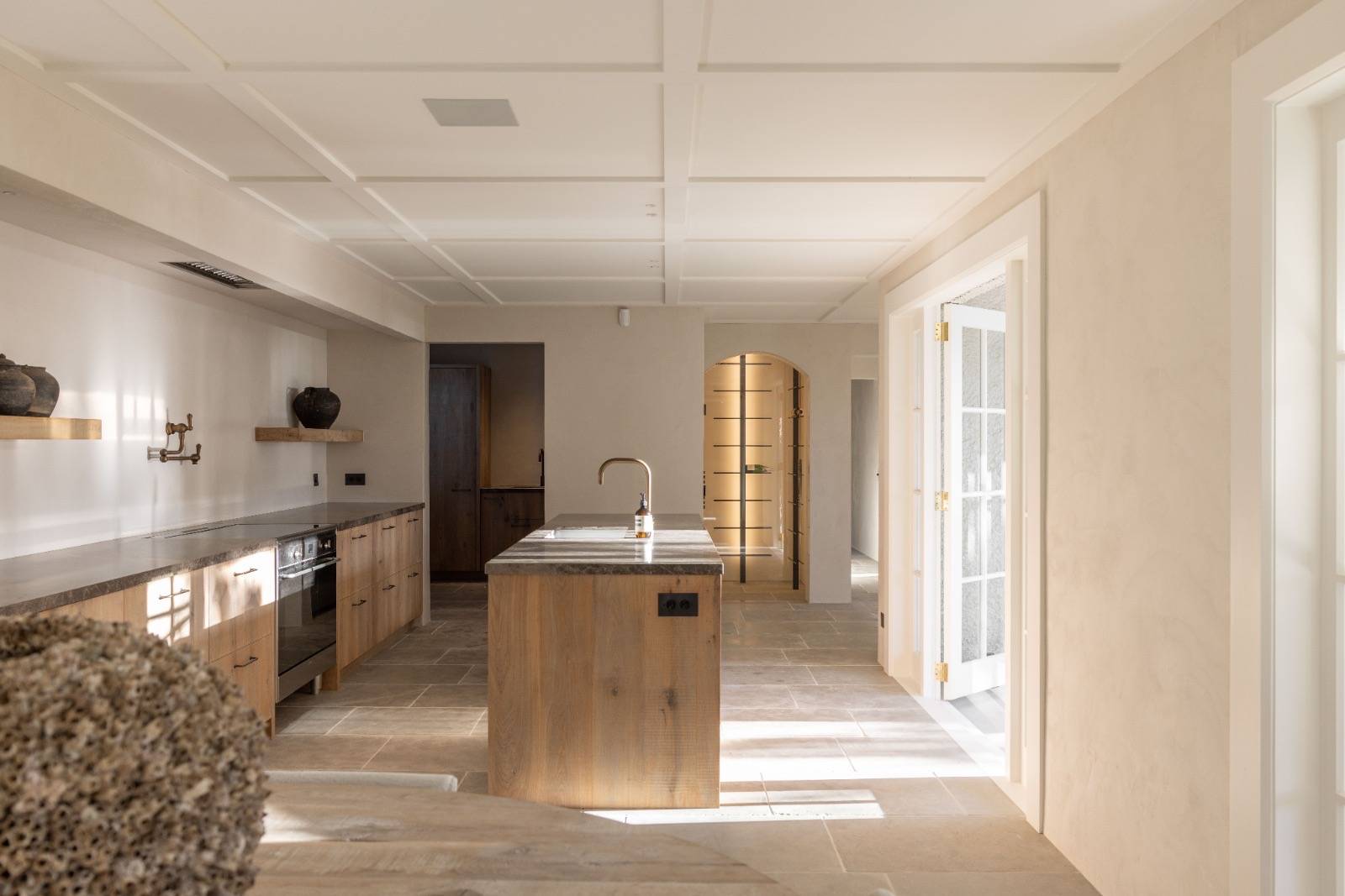 Dalles de pierre naturel grise de l’Atlas