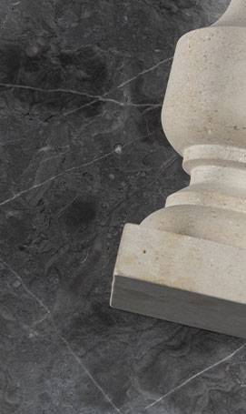 Zoom sur la texture du marbre Saint Maure Villandry