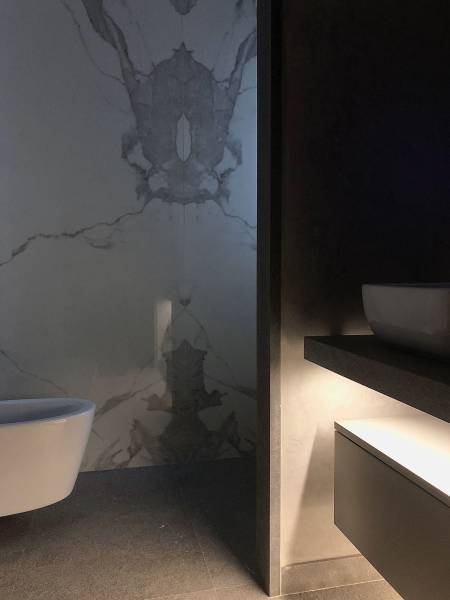 Acheter un revêtement en pierre naturelle pour sol de salle de bain à prix bas à Beaune, en Bourgogne : style et tendance pour architecture d'intérieur épurée